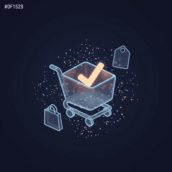 Abstract Shopify Plus commerce primitives illustration