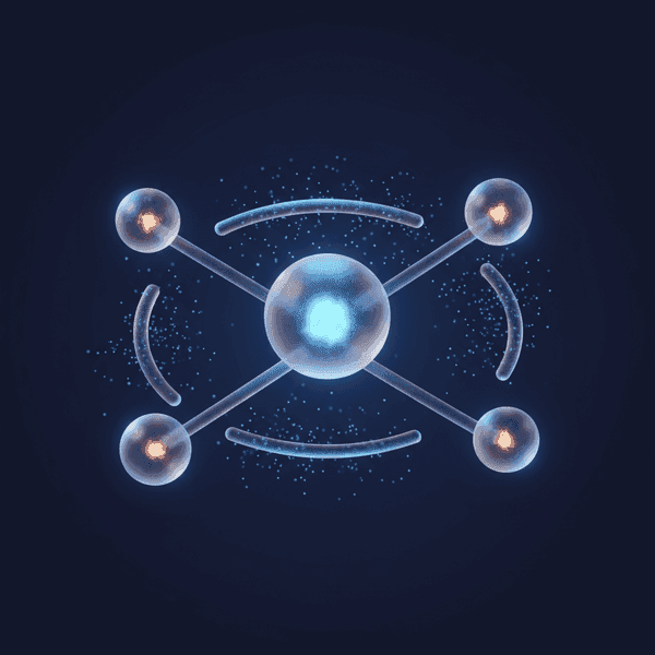 Abstract global edge network illustration